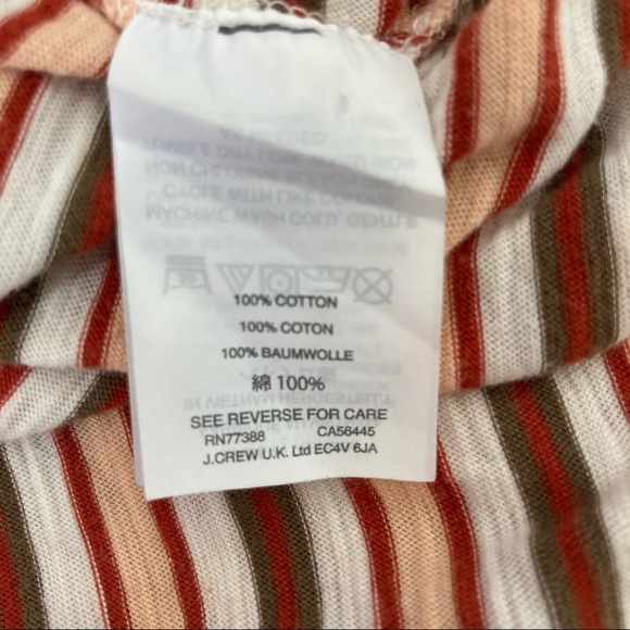 Madewell striped crewneck short sleeve tee small - Picture 5 of 5